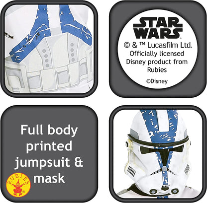 Clone Trooper Costume for Kids Commander Rex 501st Regiment 3
