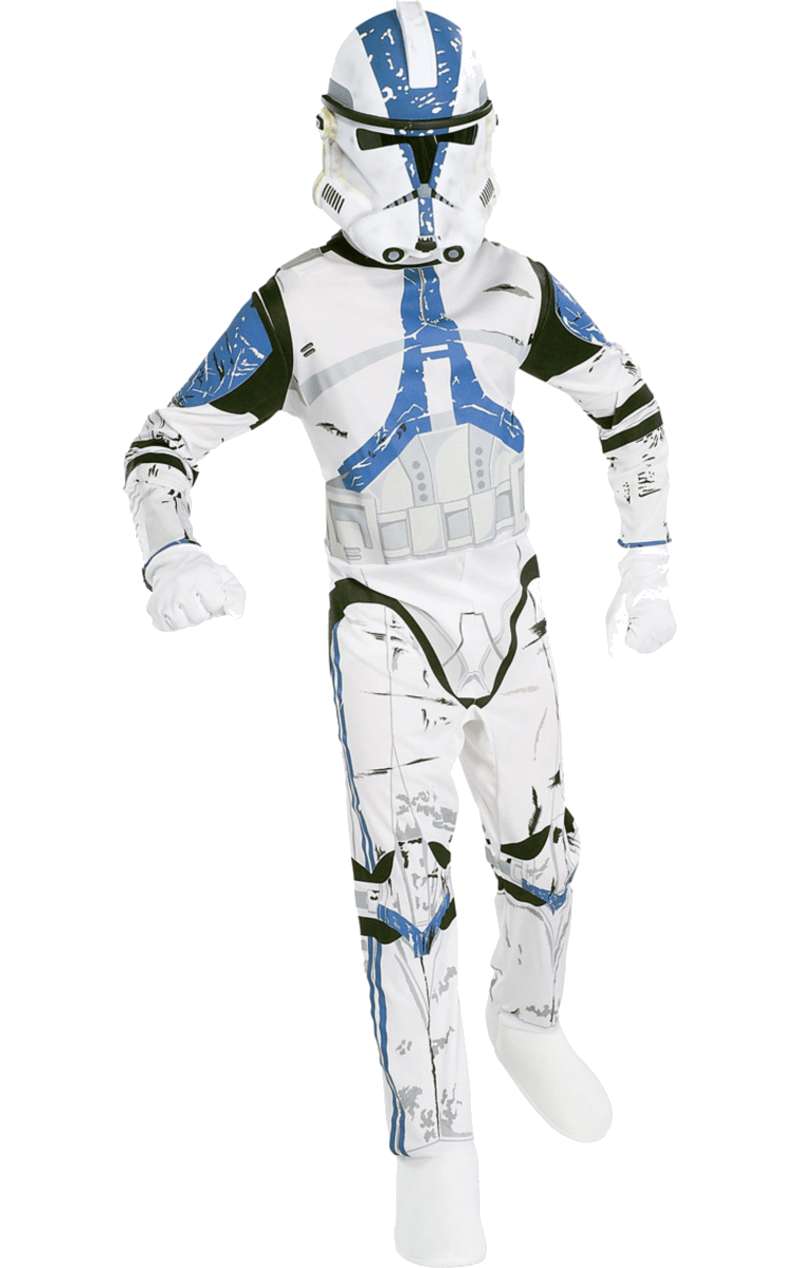 Clone Trooper Costume for Kids Commander Rex 501st Regiment 1