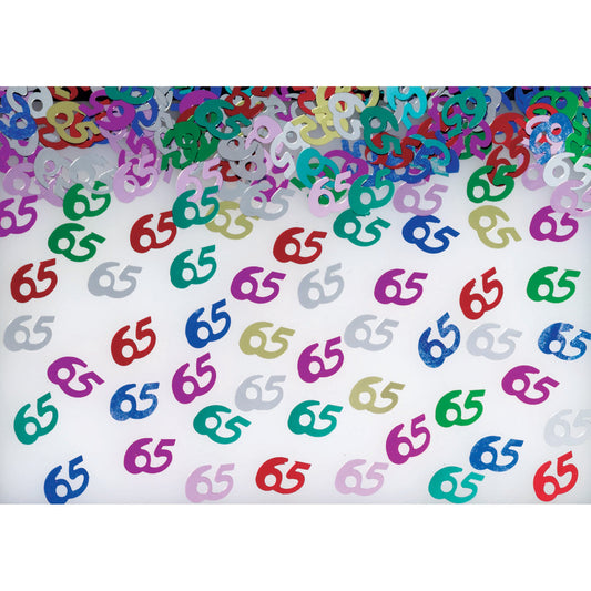 Confetti No. 65 Birthday Celebration Table Decoration 1
