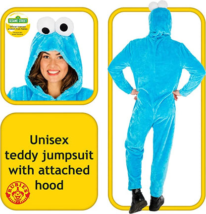 Cookie Monster Sesame Street Adult Costume 4
