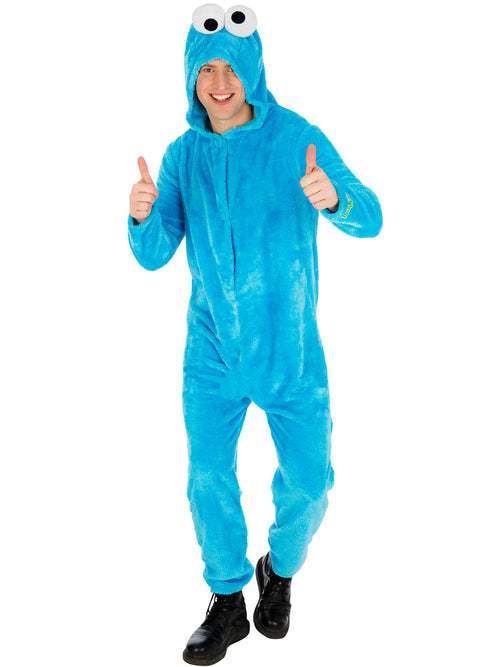 Cookie Monster Sesame Street Adult Costume 2
