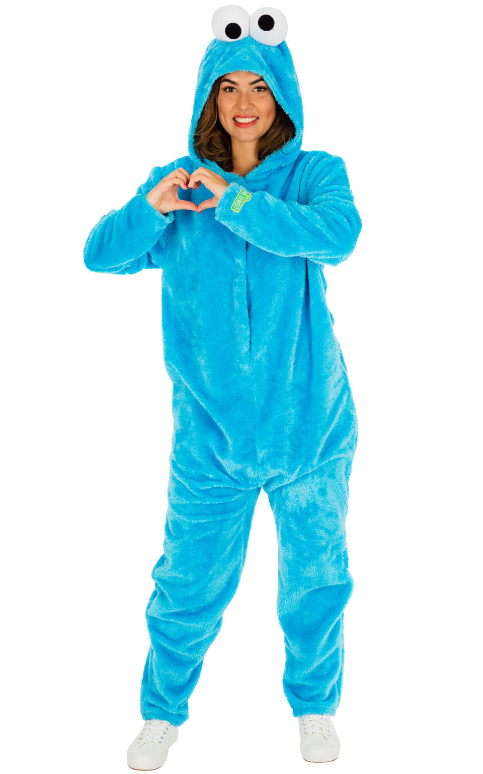 Cookie Monster Sesame Street Adult Costume 1
