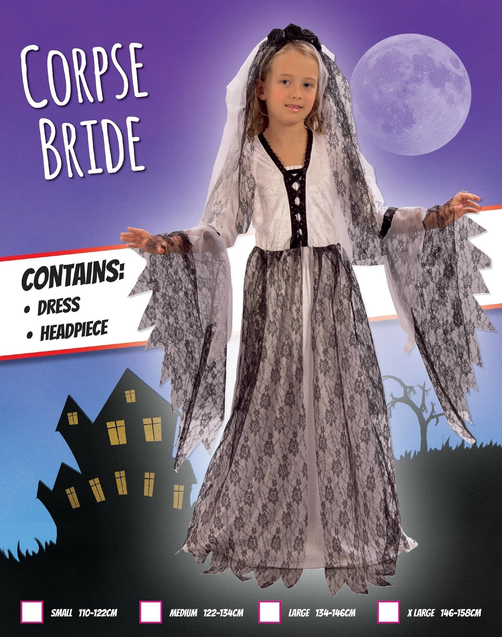 Corpse Bride Girls Costume 1