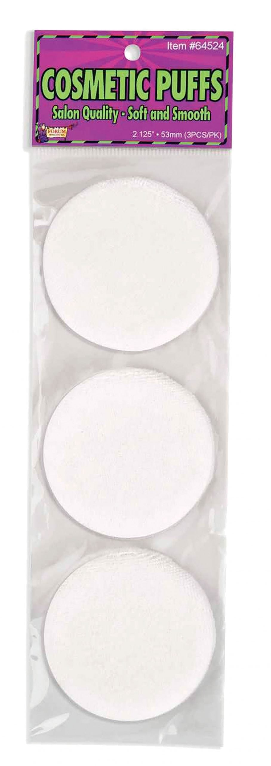 Cosmetic Puffs 3 In Pkt White Make Up Unisex_1