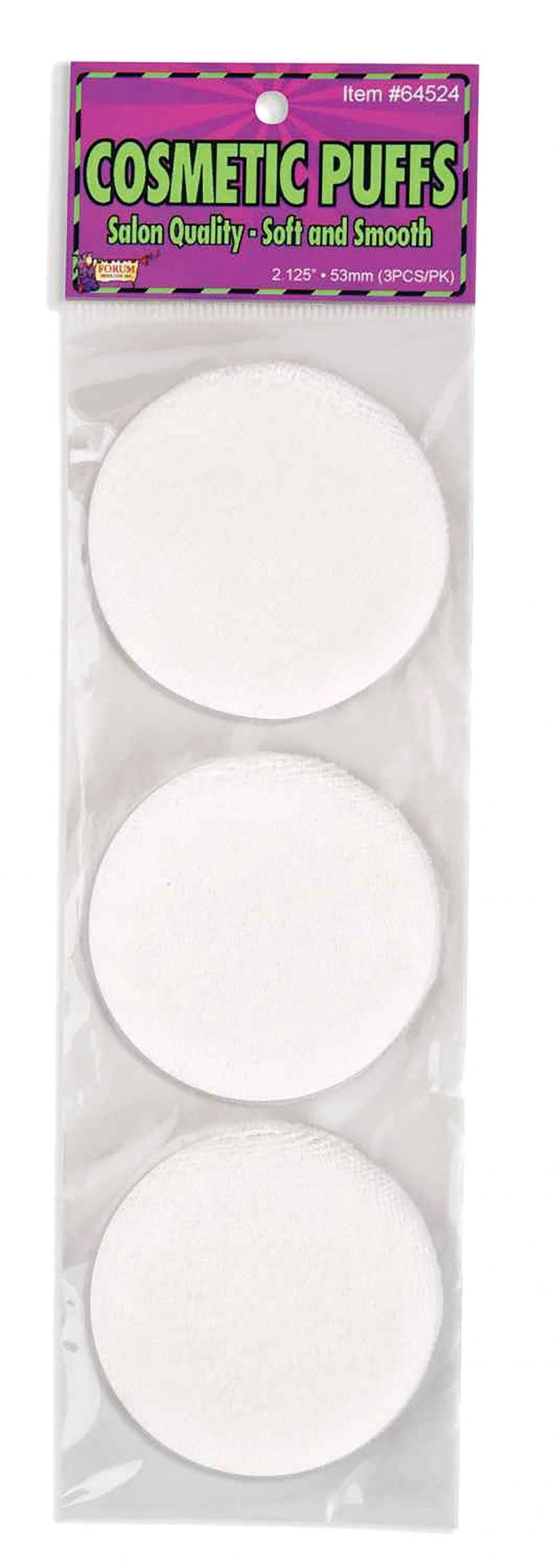 Cosmetic Puffs 3 In Pkt White Make Up Unisex_1