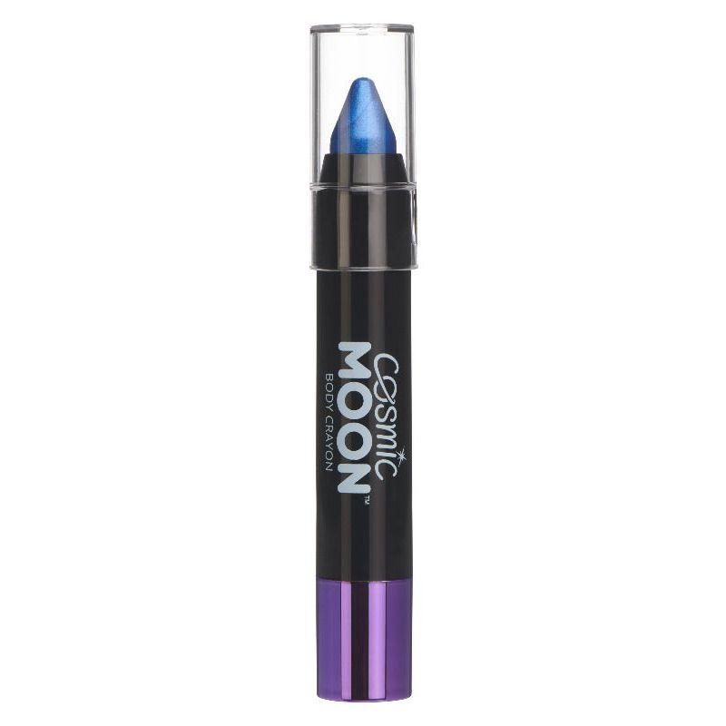 Cosmic Moon Metallic Body Crayons Blue S11067 Costume Make Up 1