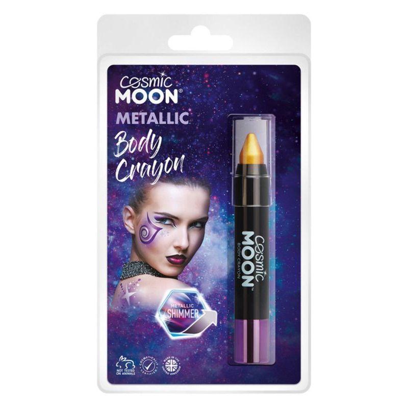 Cosmic Moon Metallic Body Crayons Gold Costume Make Up 1
