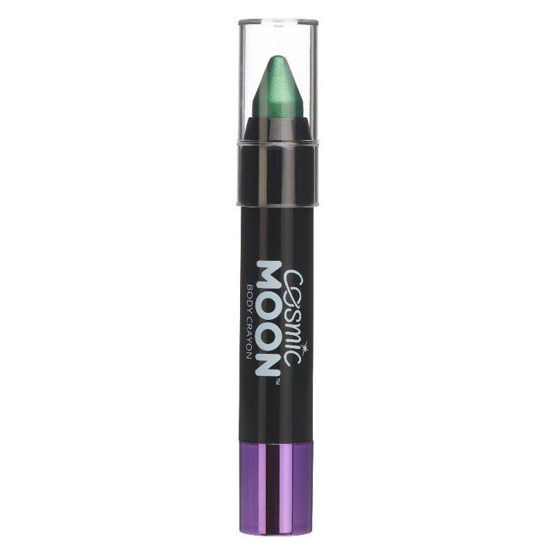 Cosmic Moon Metallic Body Crayons Green S11050 Costume Make Up 1