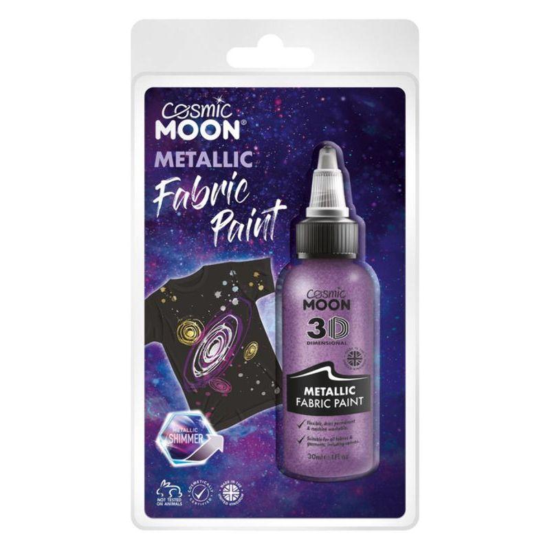 Cosmic Moon Metallic Fabric Paint Choice Of 8 Colours 30ml Costume Make Up 13