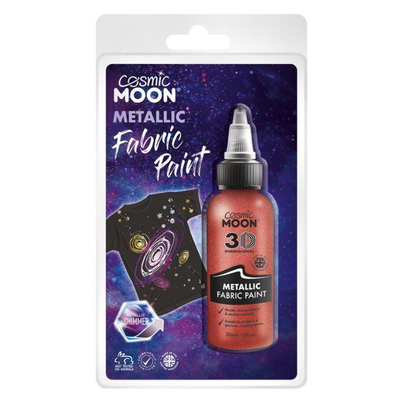 Cosmic Moon Metallic Fabric Paint Choice Of 8 Colours 30ml Costume Make Up 14