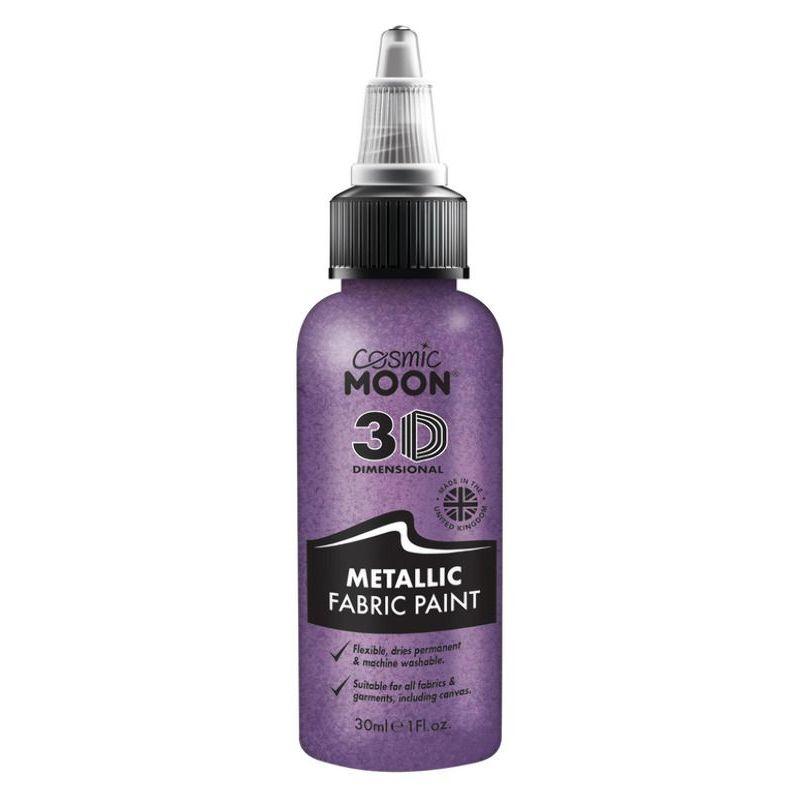 Cosmic Moon Metallic Fabric Paint Single 30ml Costume Make Up 13