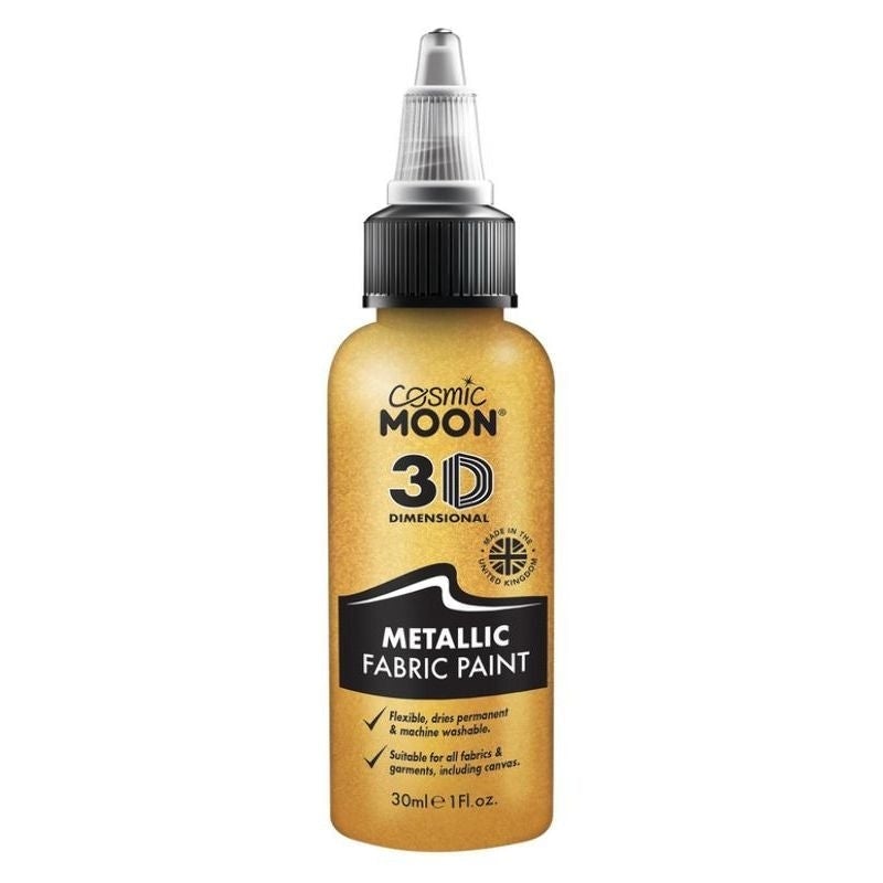 Cosmic Moon Metallic Fabric Paint 3 Pack Colours Clamshell 30ml Costume Make Up Cosmic Moon Metallic Fabric Paint 3 Pack Colours Clamshell 30ml Costume Make Up