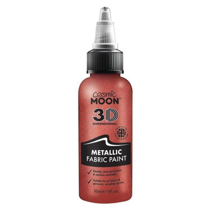Cosmic Moon Metallic Fabric Paint Single 30ml Costume Make Up 6