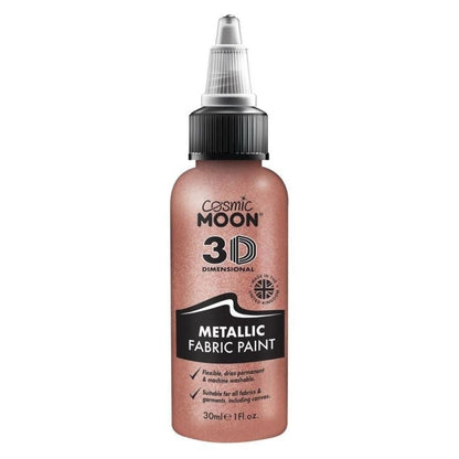Cosmic Moon Metallic Fabric Paint Single 30ml Costume Make Up 7