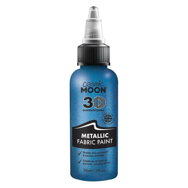 Cosmic Moon Metallic Fabric Paint Single 30ml Costume Make Up 1