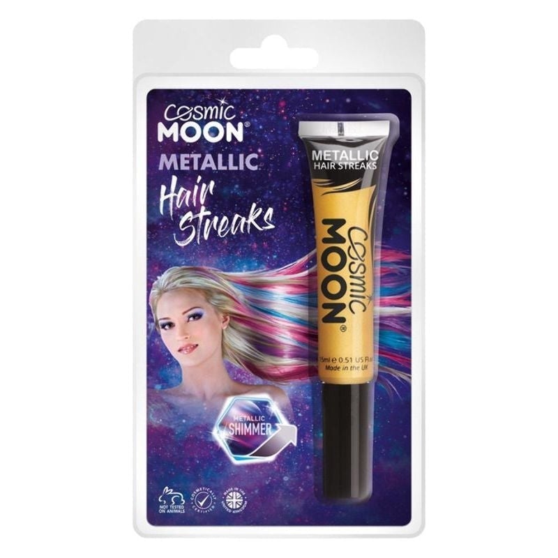 Cosmic Moon Metallic Hair Streaks Clamshell 15ml Costume Make Up 2