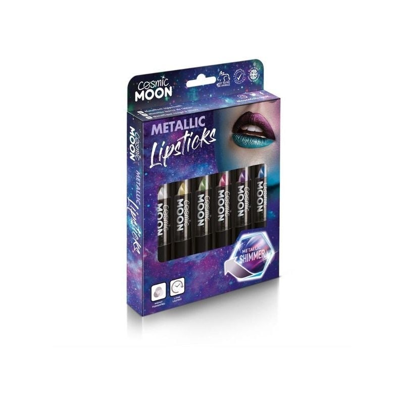 Cosmic Moon Metallic Lipstick Assorted Costume Make Up 1