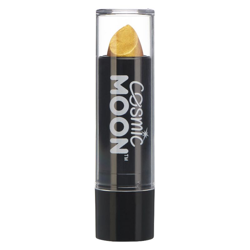 Cosmic Moon Metallic Lipstick Gold S10510 Costume Make Up 1