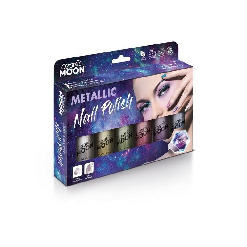 Cosmic Moon Metallic Nail Polish Assorted Costume Make Up 1