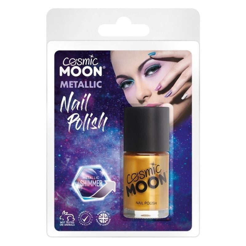 Cosmic Moon Metallic Nail Polish Clamshell, 14ml Costume Make Up_2