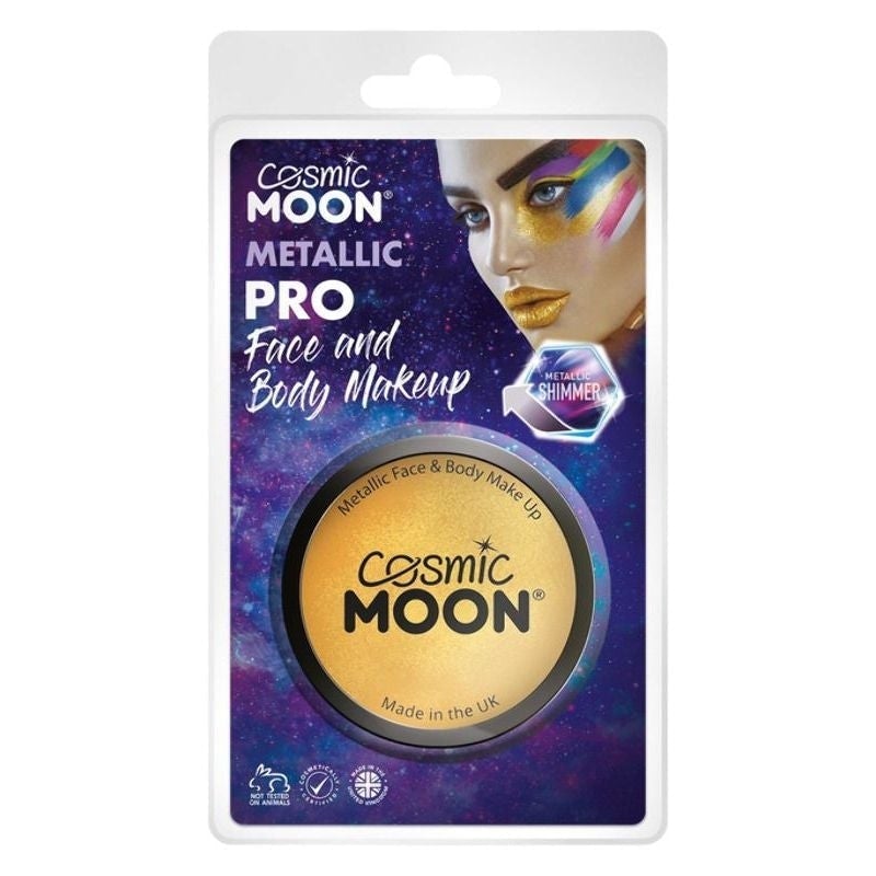 Cosmic Moon Metallic Pro Face Paint Cake Pots Clamshell 36g Costume Make Up 2
