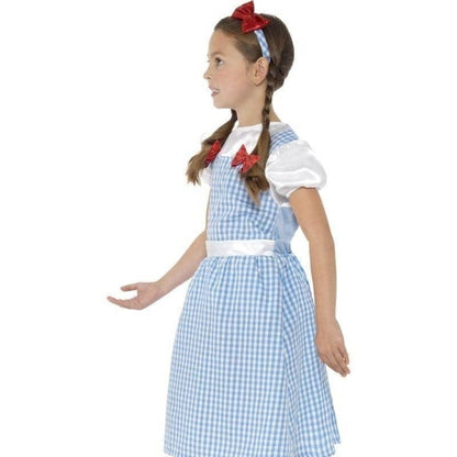 Country Girl Costume Kids Blue 3