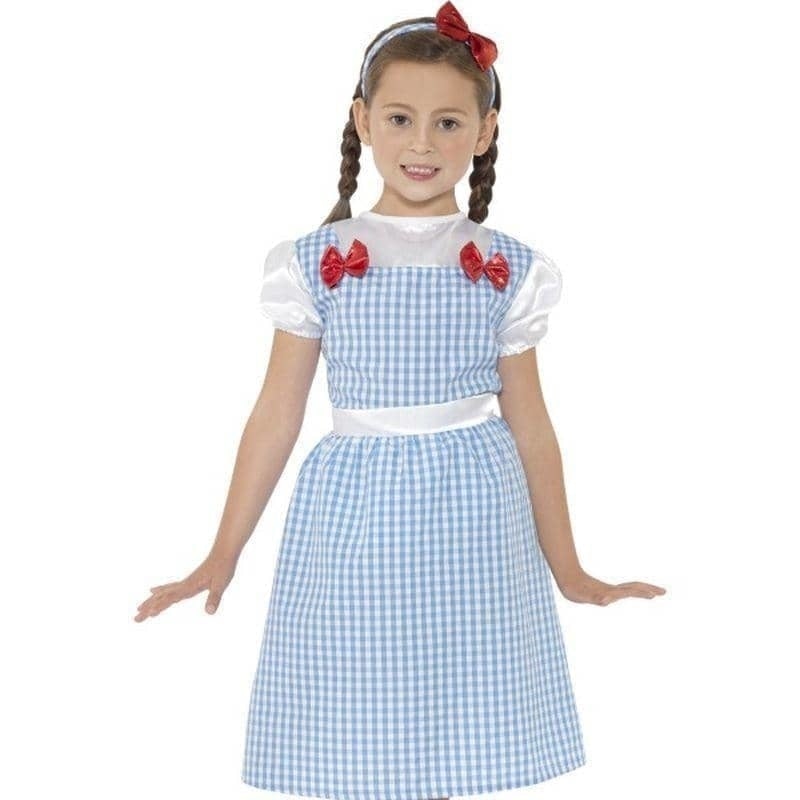 Country Girl Costume Kids Blue 1