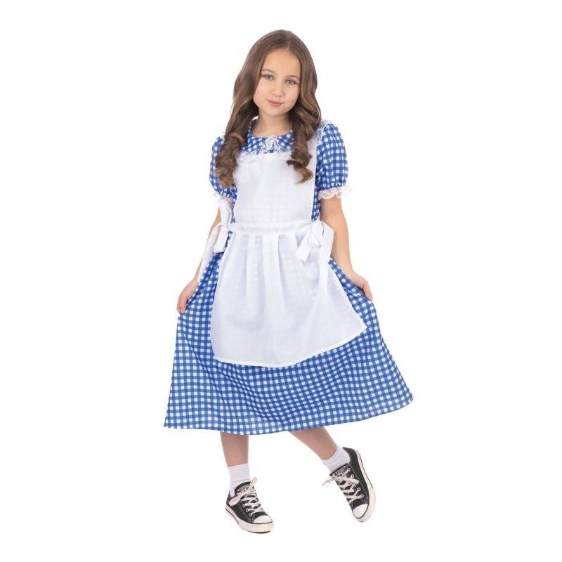 Country Girl Dorothy Dress and Apron Girls Costume 1
