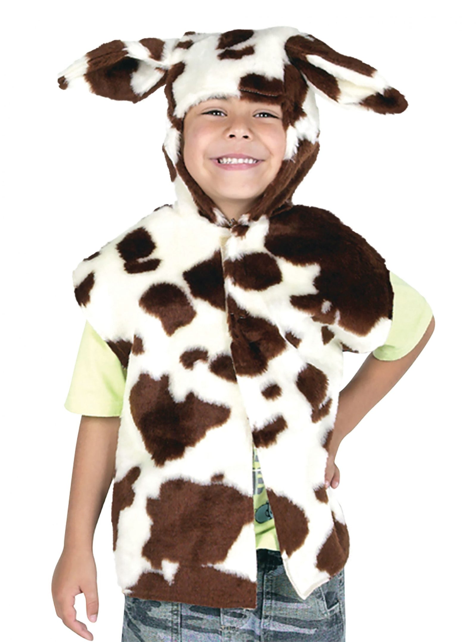 Cow Fur Tabbard Childrens Costume Unisex 1