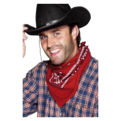 Cowboy Bandana Adult Red Costume Accessory 2