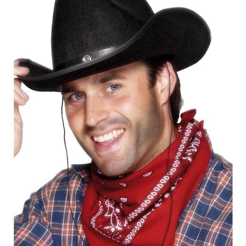 Cowboy Bandana Adult Red Costume Accessory 1