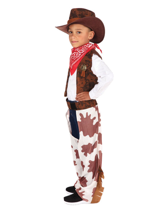 Cowboy Cow Print Childrens Costume 2