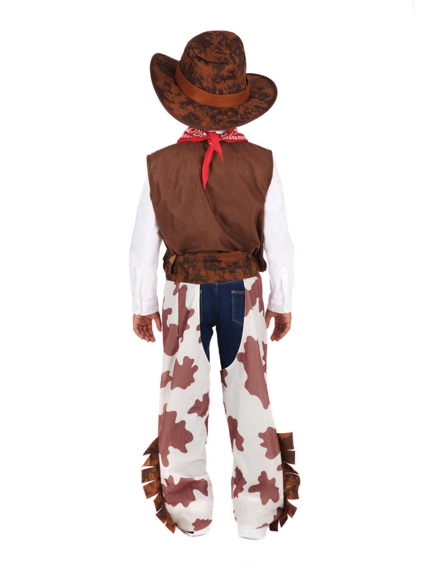 Cowboy Cow Print Childrens Costume 3