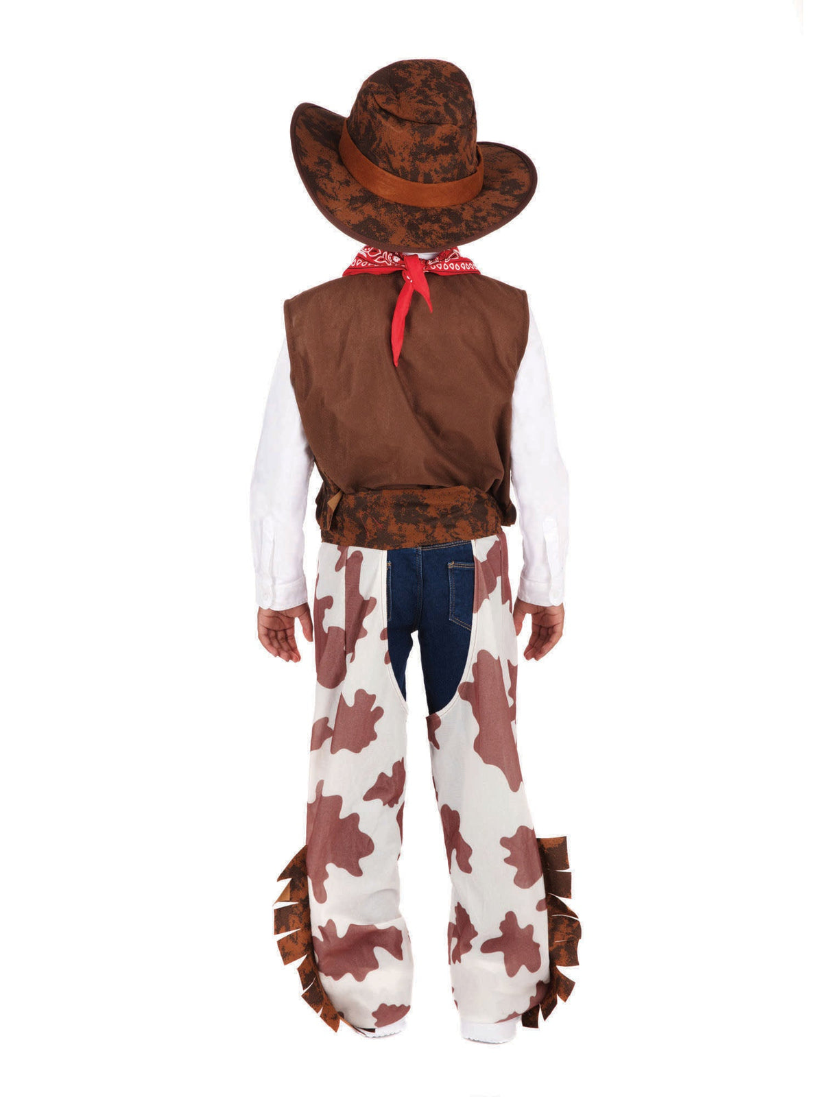 Cowboy Cow Print Childrens Costume 3