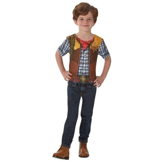 Cowboy T Shirt Boys Wild West Costume 1