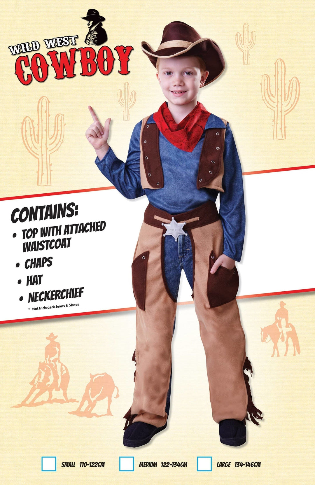 Cowboy Wild West Childrens Costume_1