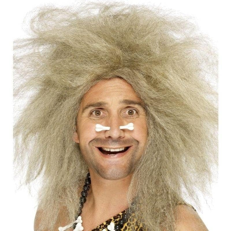 Crazy Caveman Wig Adult Blonde 1