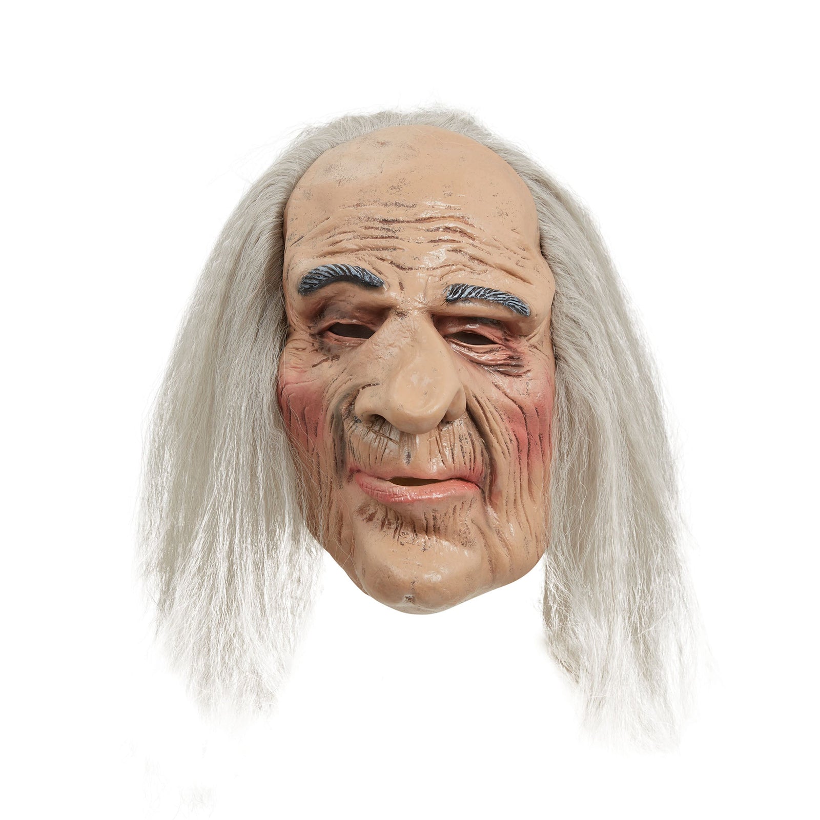 Creepy Old Man Mask & Grey Hair 1