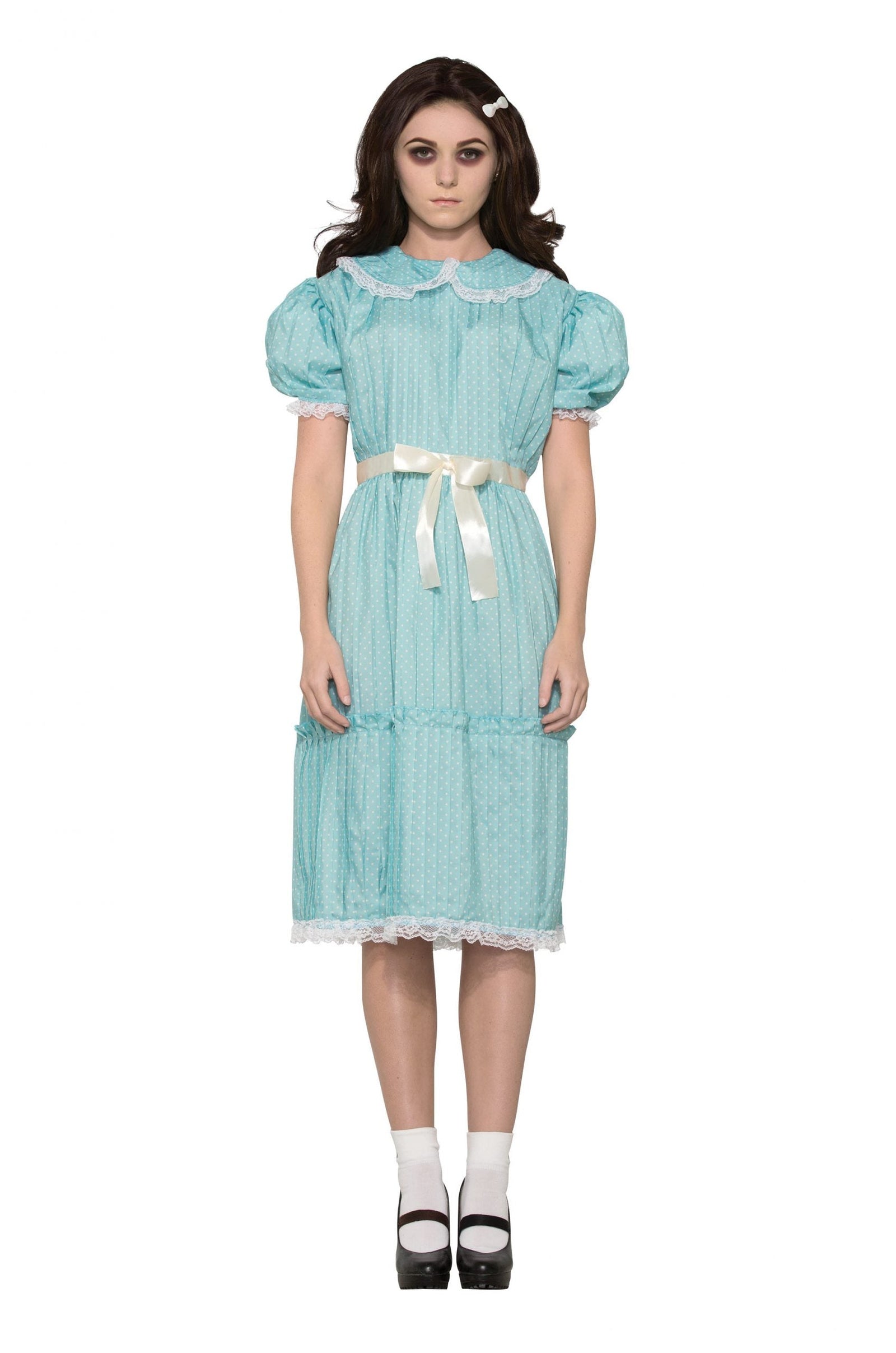 Creepy Sister Costume Adult Shining Twin Dress 1