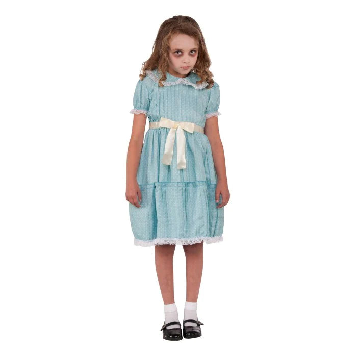 Creepy Sister Shining Twin Girls Costume 1