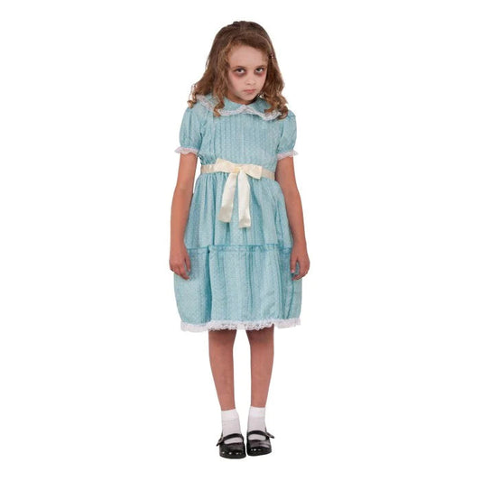 Creepy Sister Shining Twin Girls Costume 1