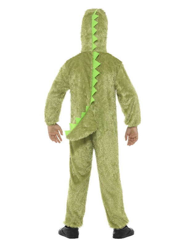 Crocodile Costume Kids Green Jumpsuit with Hood 5
