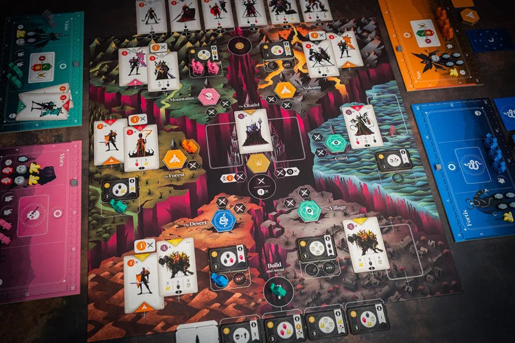 Crown of Ash Necromancer Strategy Board Game
