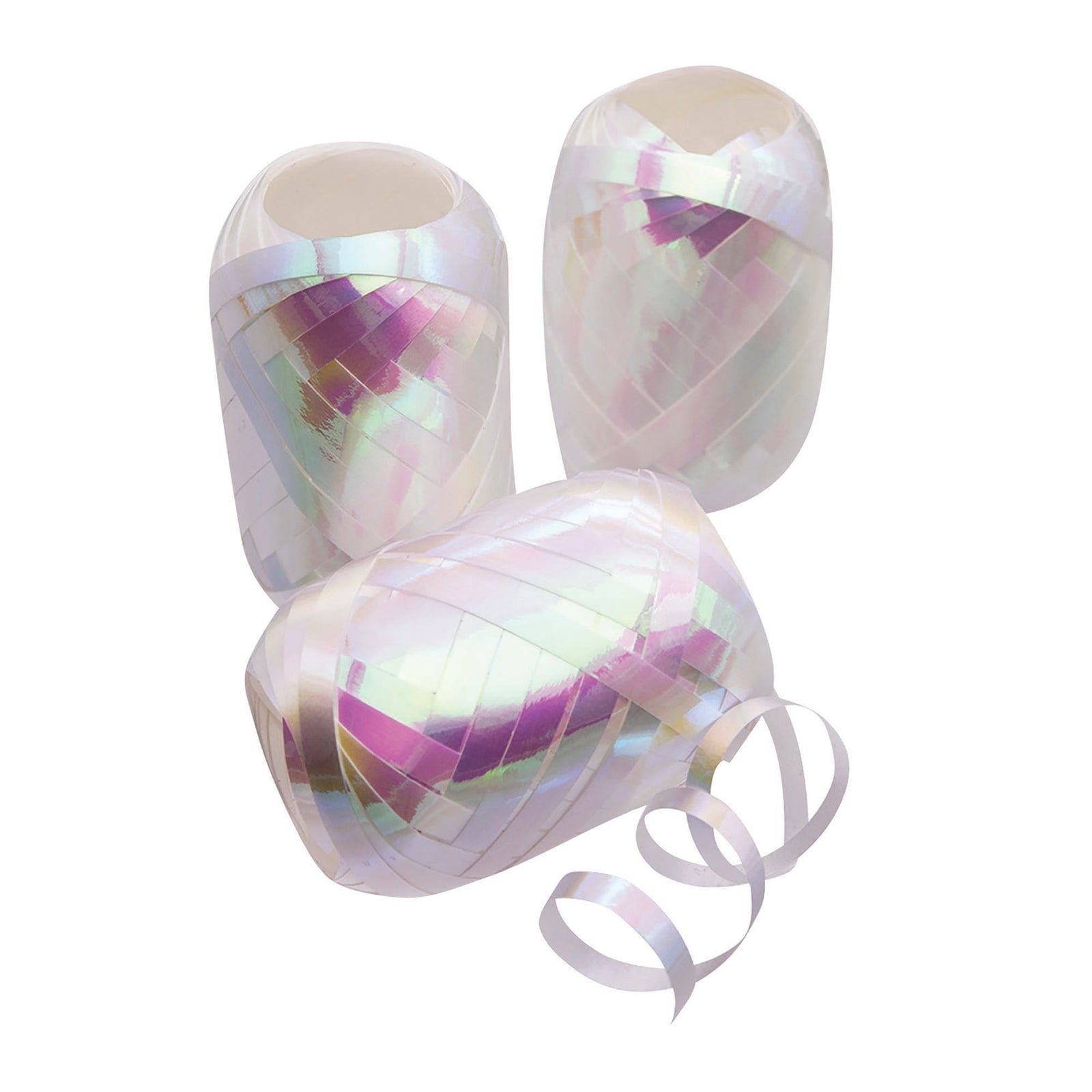 Curling Eggs Iridescent White 1