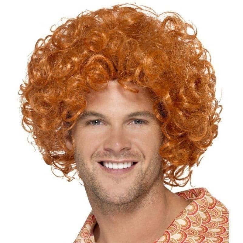 Curly Afro Wig Adult Ginger 1