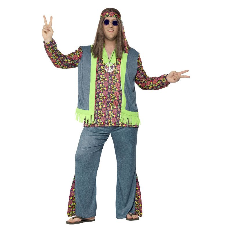 Curves Hippie Costume Groovy Man 1