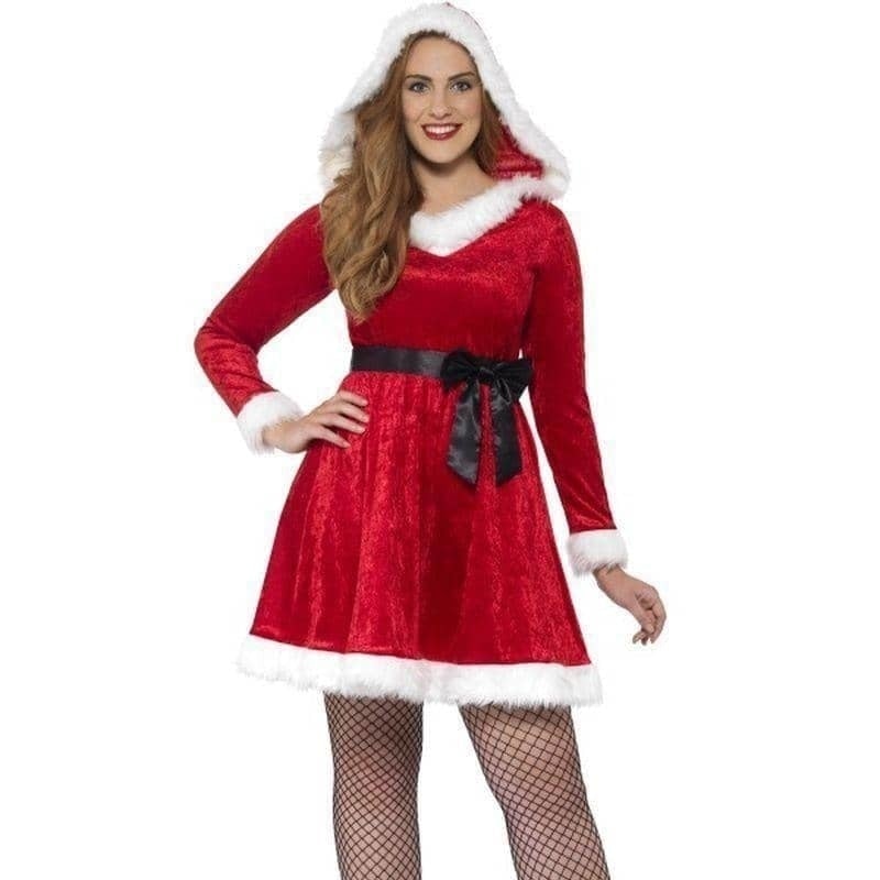 Curves Miss Santa Costume Adult Red 1