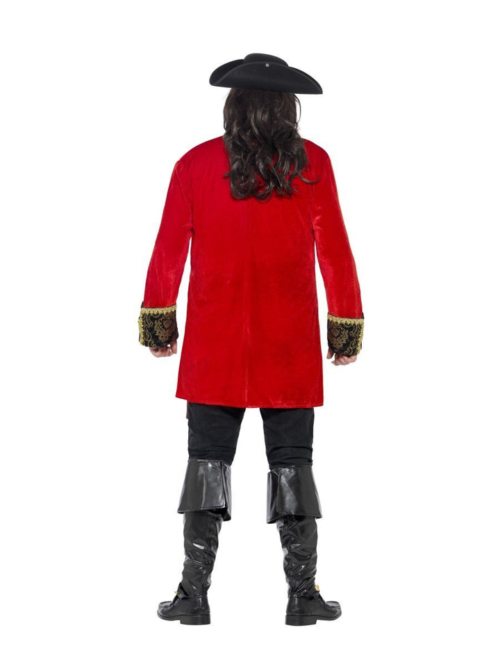 Curves Pirate Captain Costume Adult Extra Large Red Velour_3