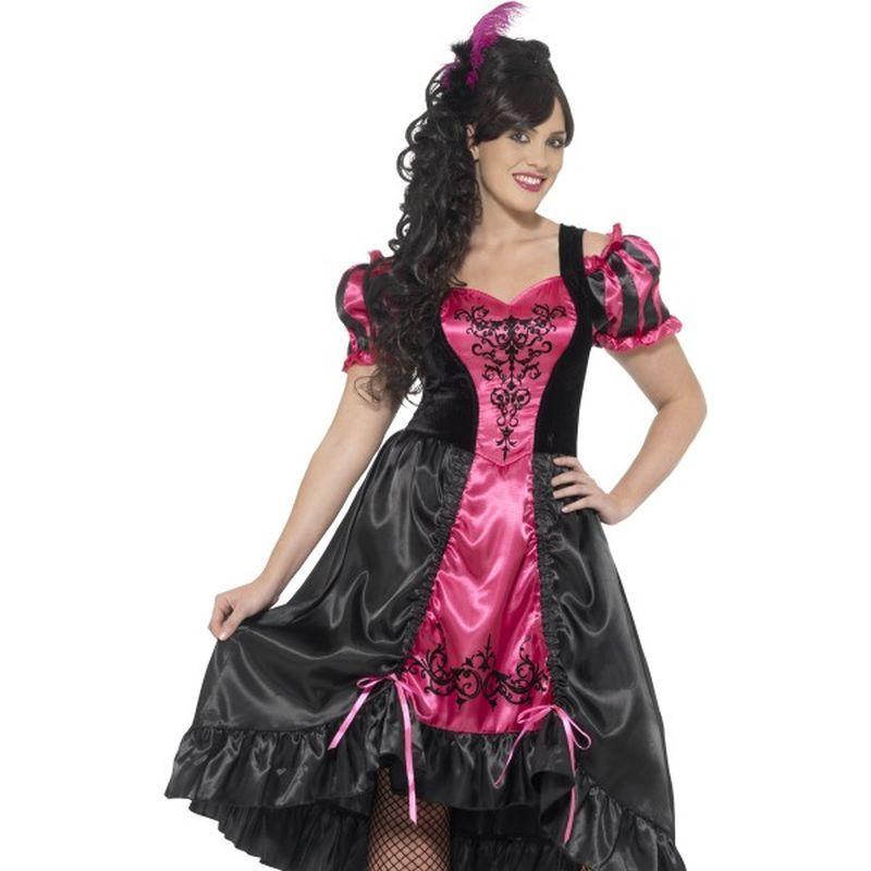 Curves Sassy Saloon Costume Ladies Dress 1