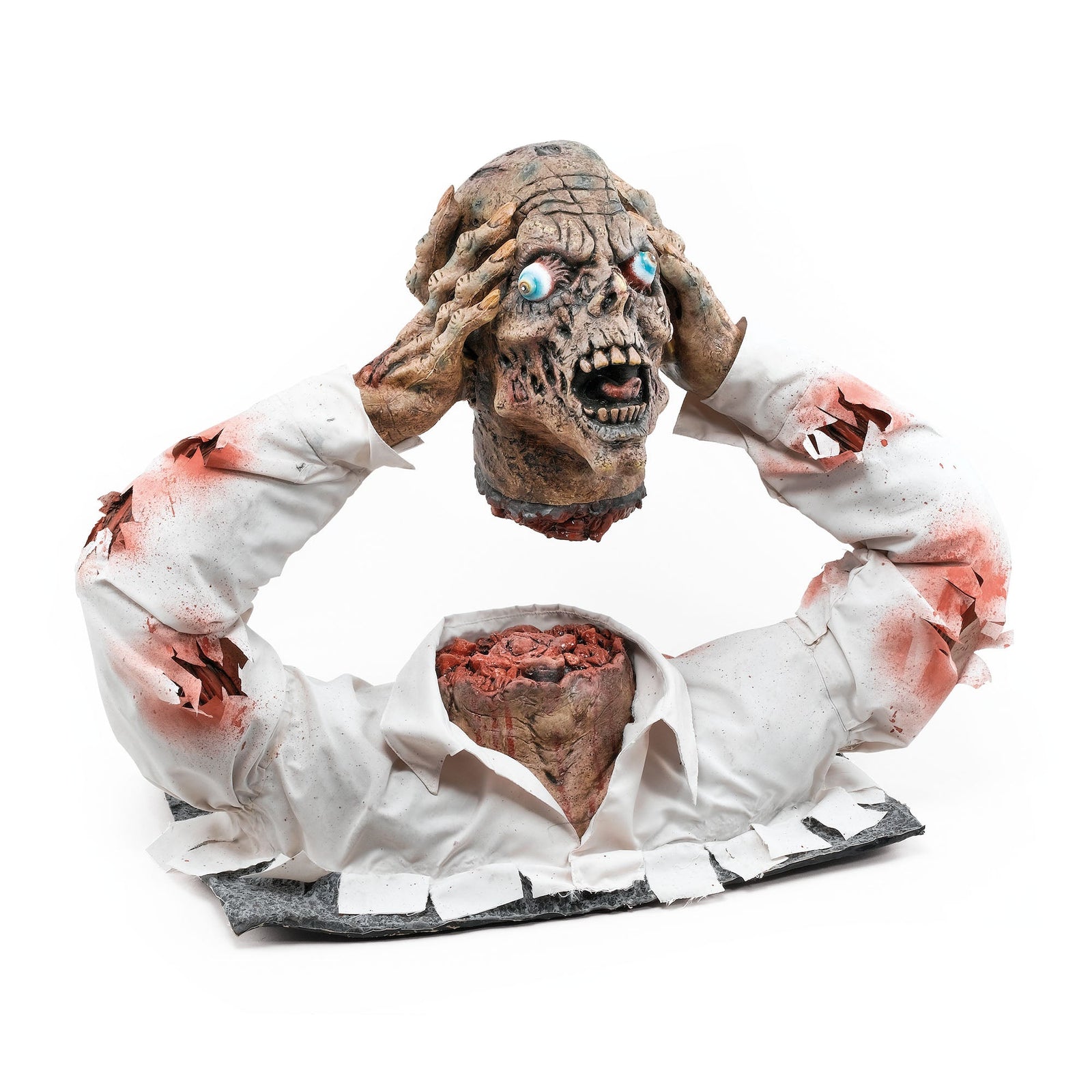 Cut Off Zombie Head Display Halloween Fancy Dress Unisex 1
